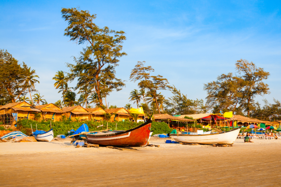 fisherman-boats-shacks-arambol-beach-north-goa-india 1
